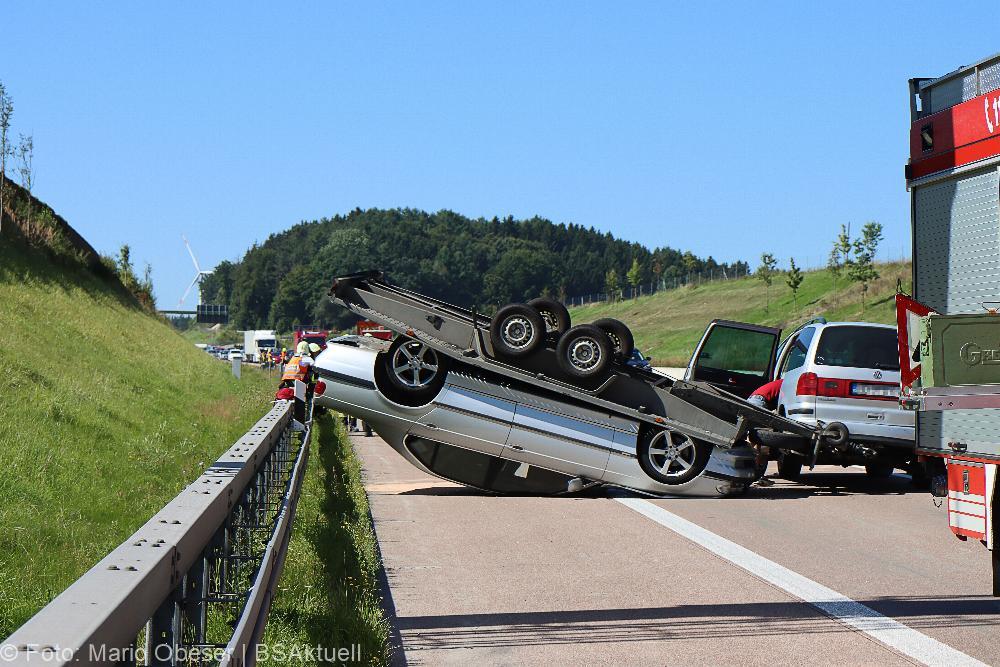Unfall A8 bei Zusmarshausen am 05.09.2021
