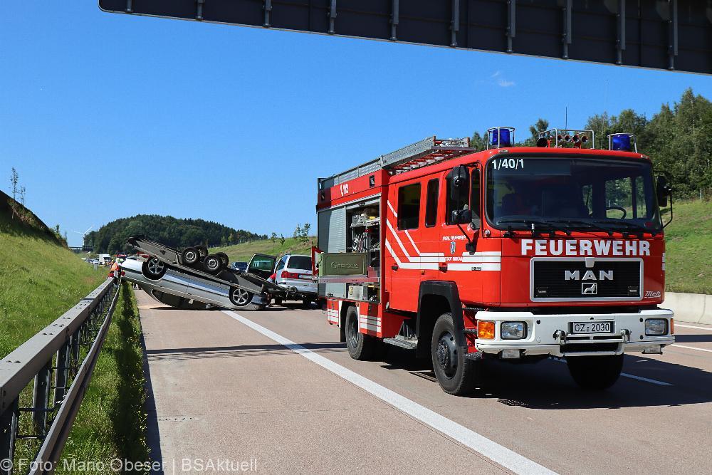 Unfall A8 bei Zusmarshausen am 05.09.2021