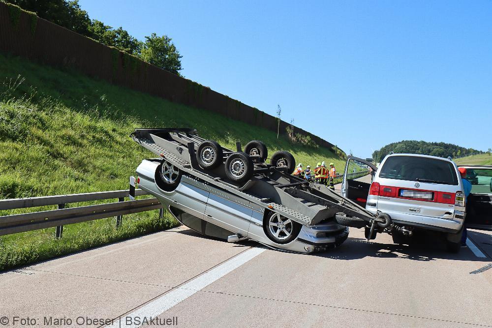Unfall A8 bei Zusmarshausen am 05.09.2021