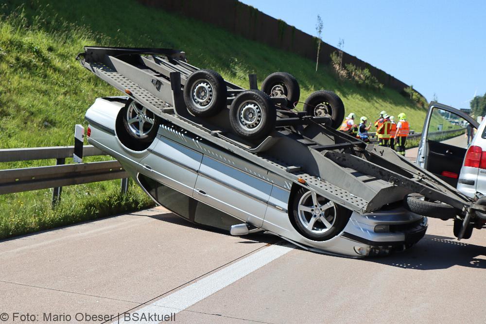 Unfall A8 bei Zusmarshausen am 05.09.2021