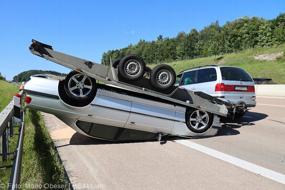 Unfall A8 bei Zusmarshausen am 05.09.2021