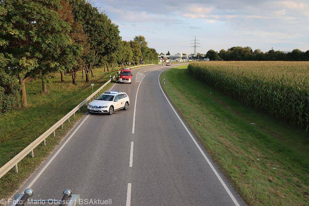 Unfall B16 Ichenhausen 12092021