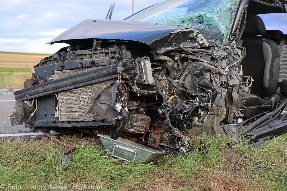 Unfall B16 Ichenhausen 12092021