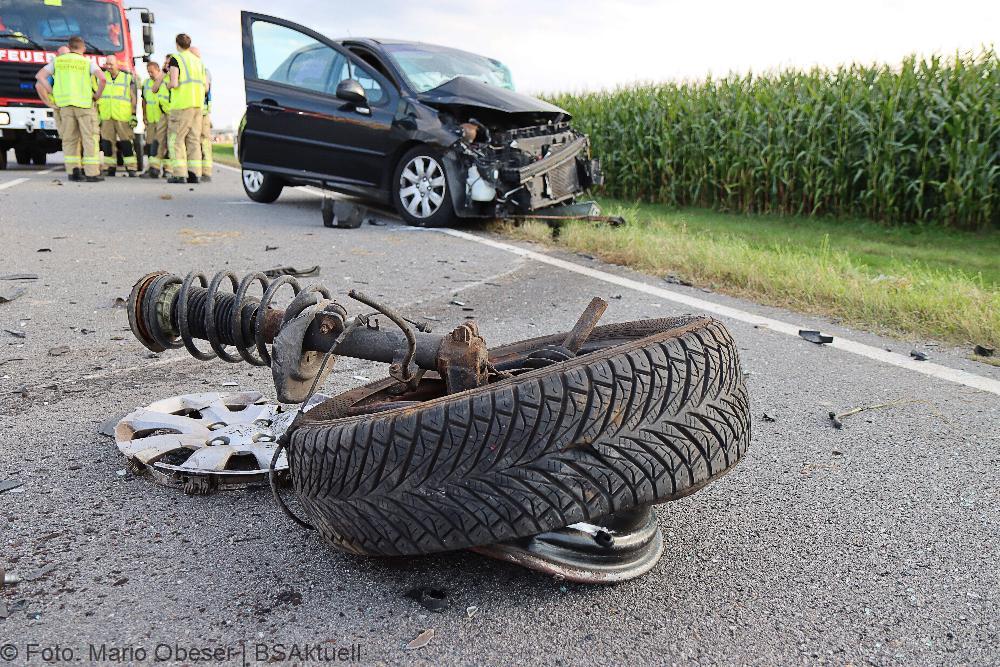 Unfall B16 Ichenhausen 12092021