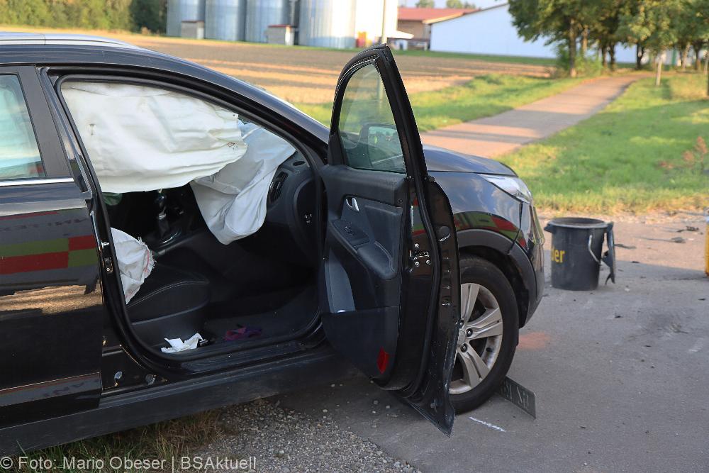 Unfall B16 Ichenhausen 12092021
