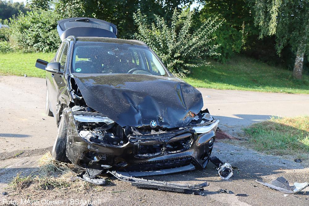 Unfall B300 bei Ursberg