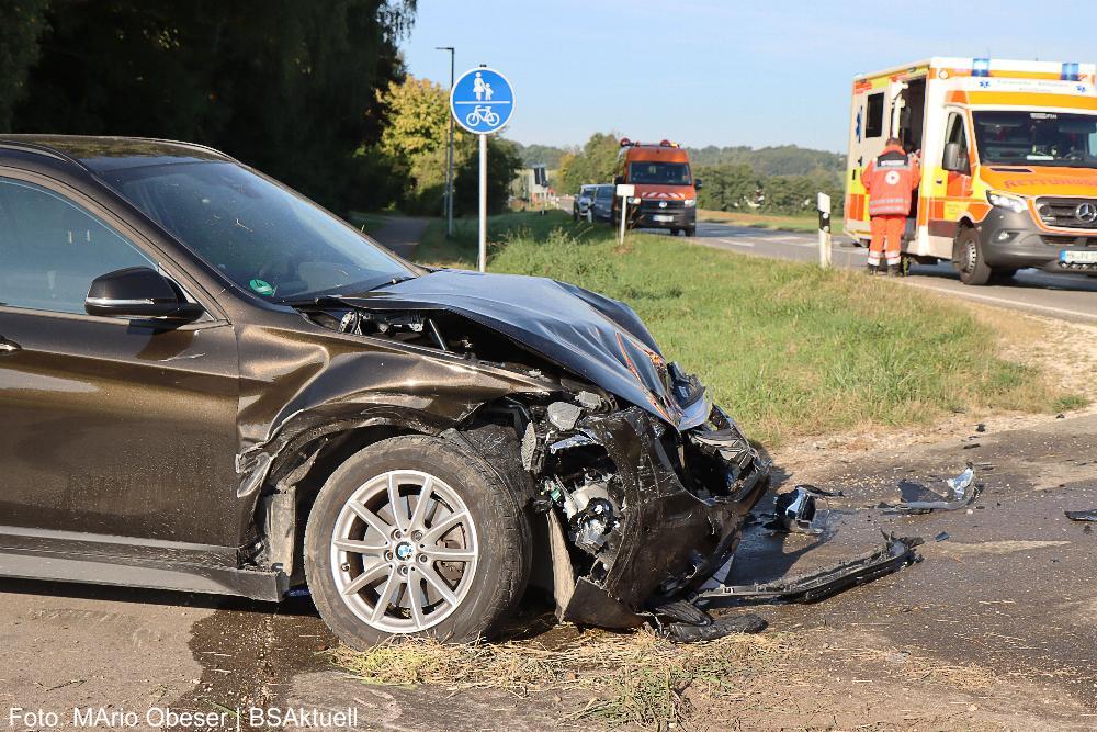 Unfall B300 bei Ursberg