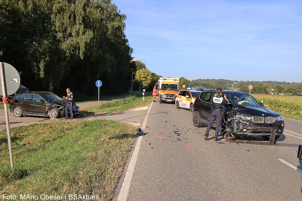 Unfall B300 bei Ursberg