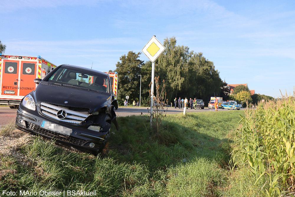 Unfall B300 bei Ursberg