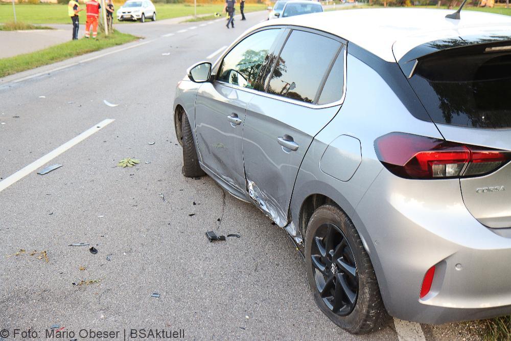 Unfall Steinheim Neu-Ulm Motorrad Pkw 07092021