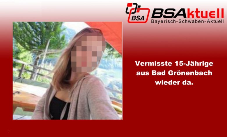 Vermisste wieder da Bad Groenenbach