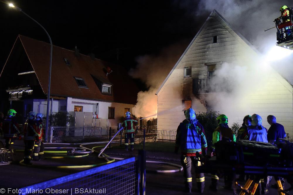Brand Einfamilienhaus Burgau