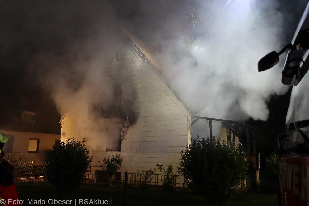 Brand Einfamilienhaus Burgau