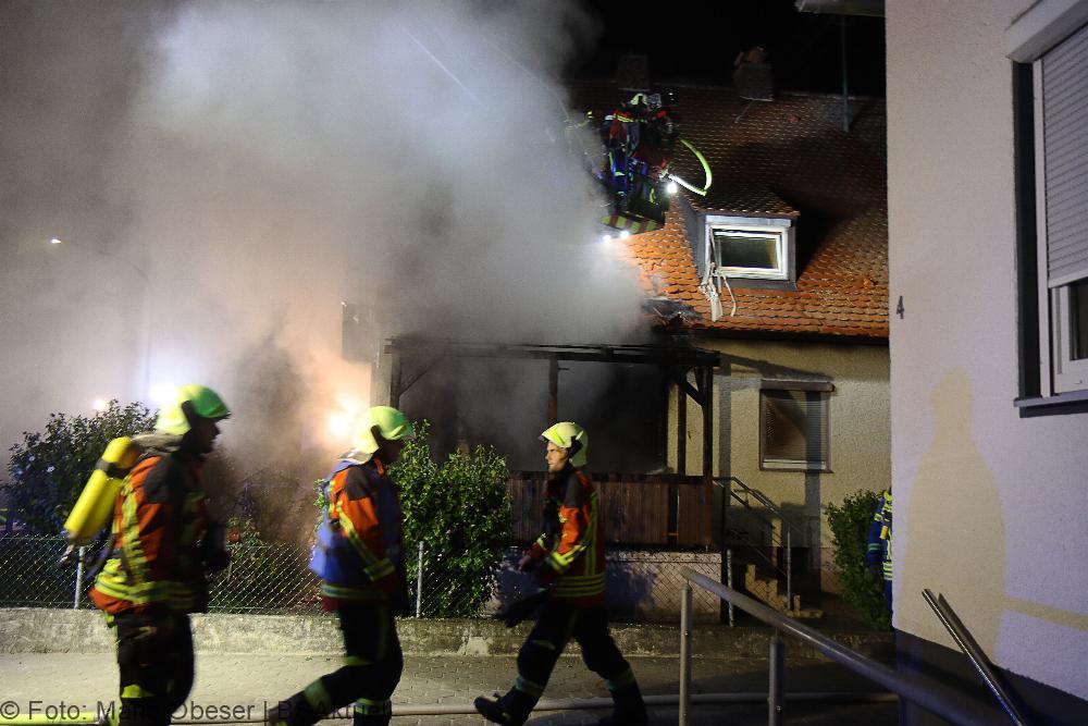 Brand Einfamilienhaus Burgau