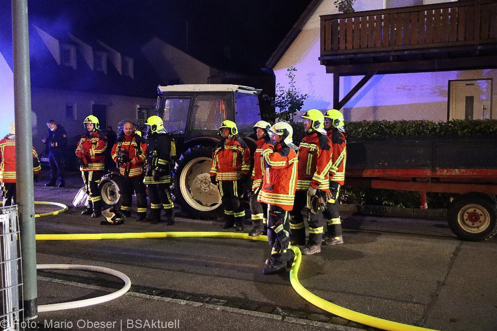 Brand Einfamilienhaus Burgau