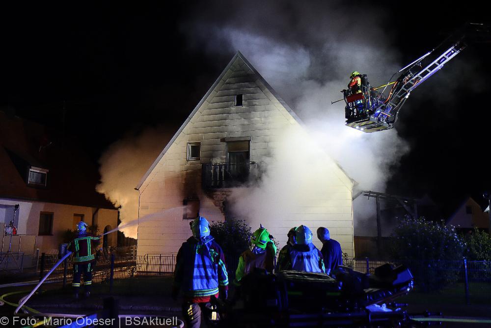 Brand Einfamilienhaus Burgau