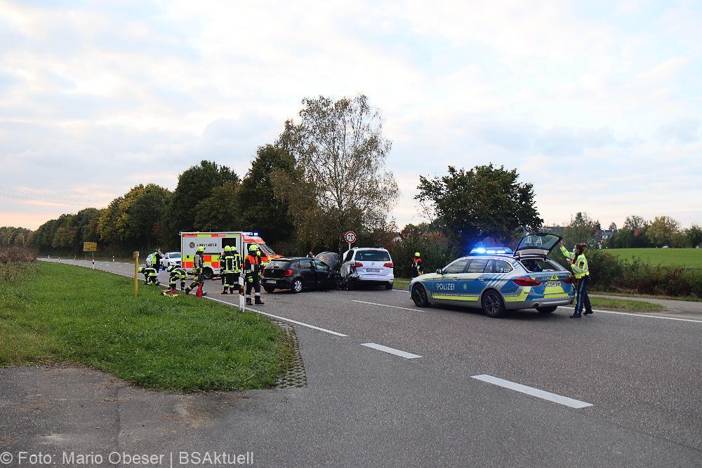 Unfall Leinheim St2510 am 08.10.2021