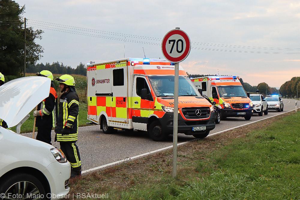 Unfall Leinheim St2510 am 08.10.2021
