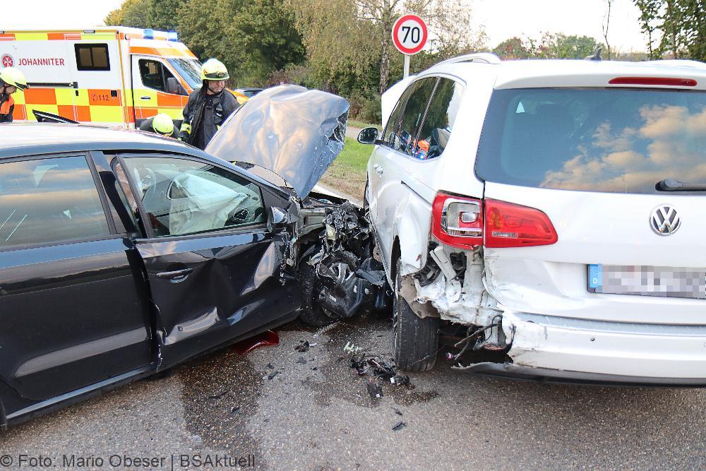 Unfall Leinheim St2510 am 08.10.2021