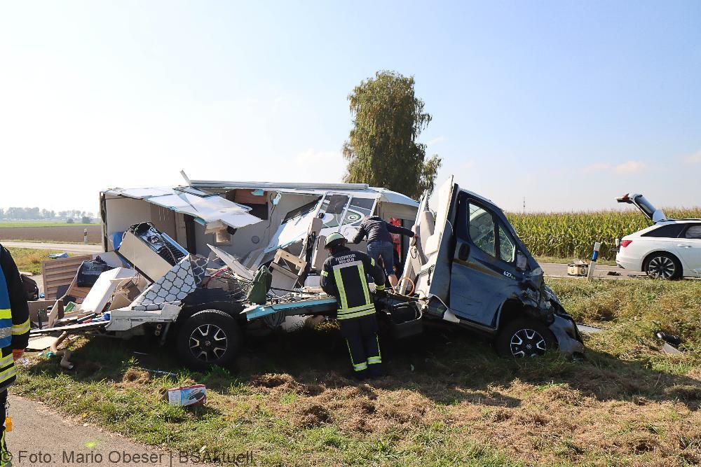 Unfall Wohnmobil Pkws