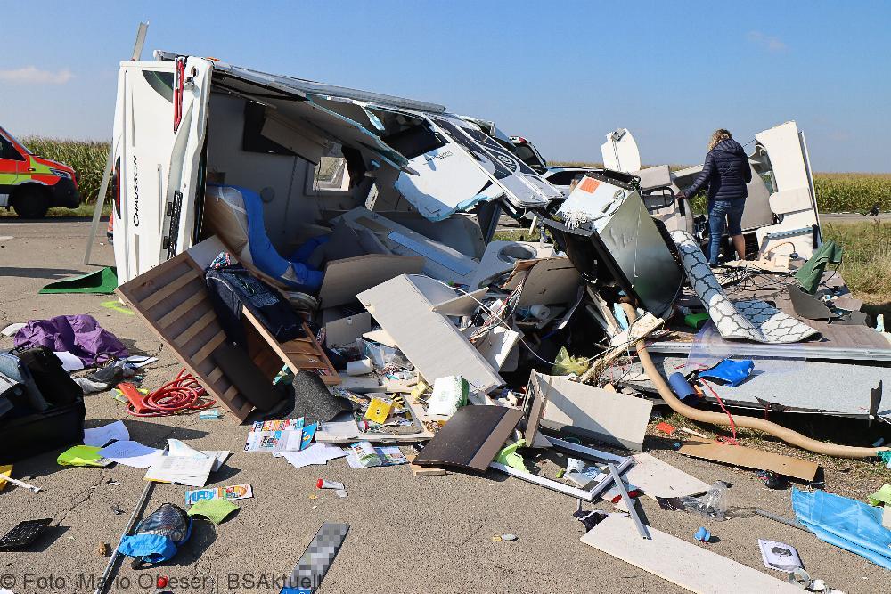 Unfall Wohnmobil Pkws
