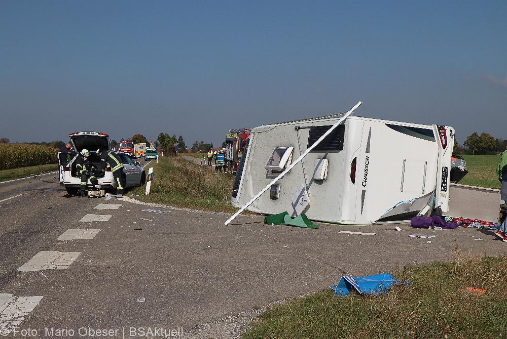 Unfall Wohnmobil Pkws
