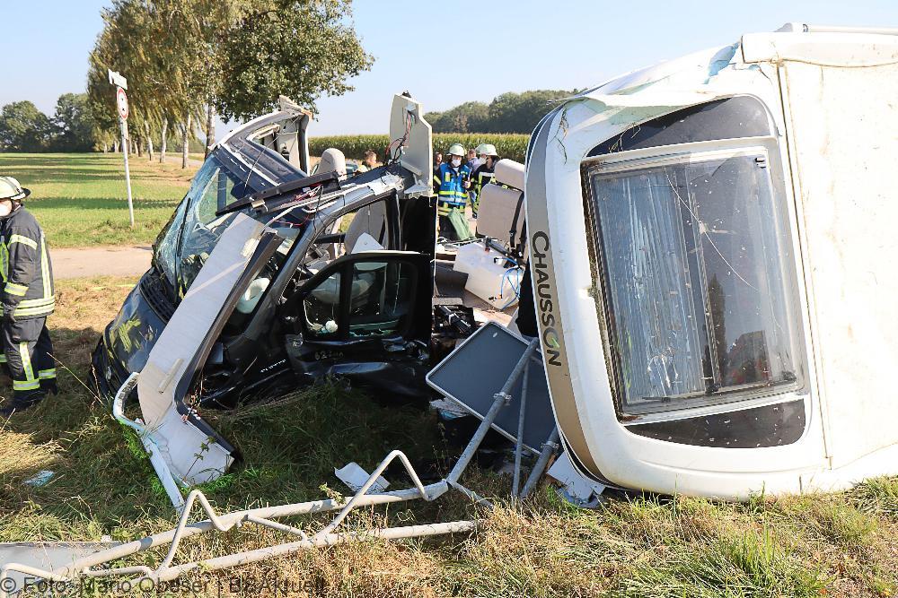 Unfall Wohnmobil Pkws