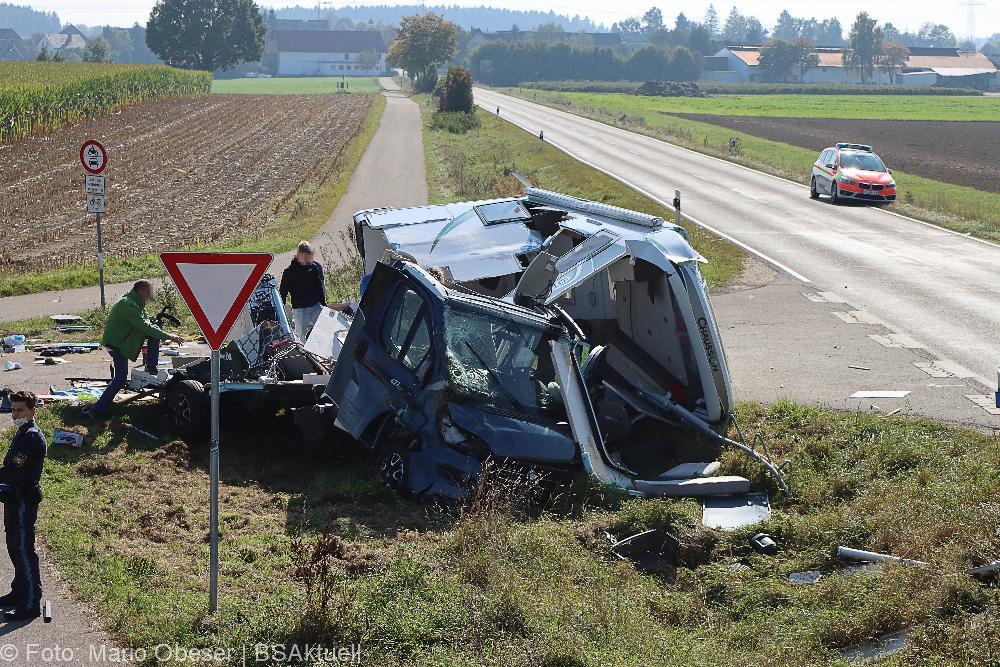Unfall Wohnmobil Pkws