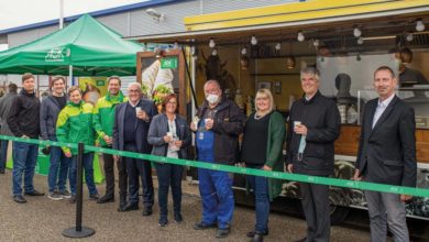 Der AOK-Food-Truck bei der MUNK Group