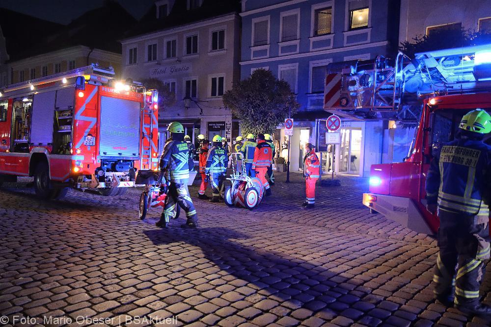 Brand Mülleimer Marktplatz Günzburg 19112021 3
