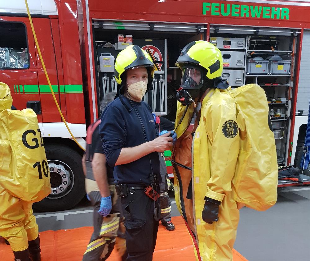 CSA-Lehrgang Feuerwehr Guenzburg und Feuerwehr Reisensburg