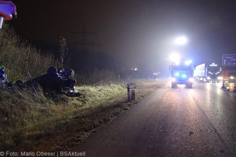 Unfall A8 Günzburg-Burgau 25.11.2021