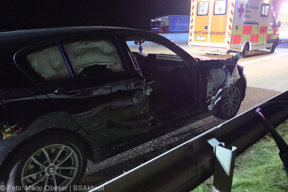 Verkehrsunfall A8 Jettingen-Scheppach 09.11.2021