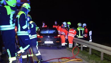 Verkehrsunfall A8 Jettingen-Scheppach 09.11.2021