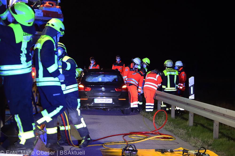 Verkehrsunfall A8 Jettingen-Scheppach 09.11.2021