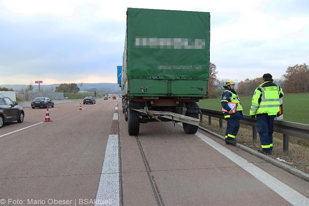 Unfall auf der A8 bei Burgau am 06.11.2021