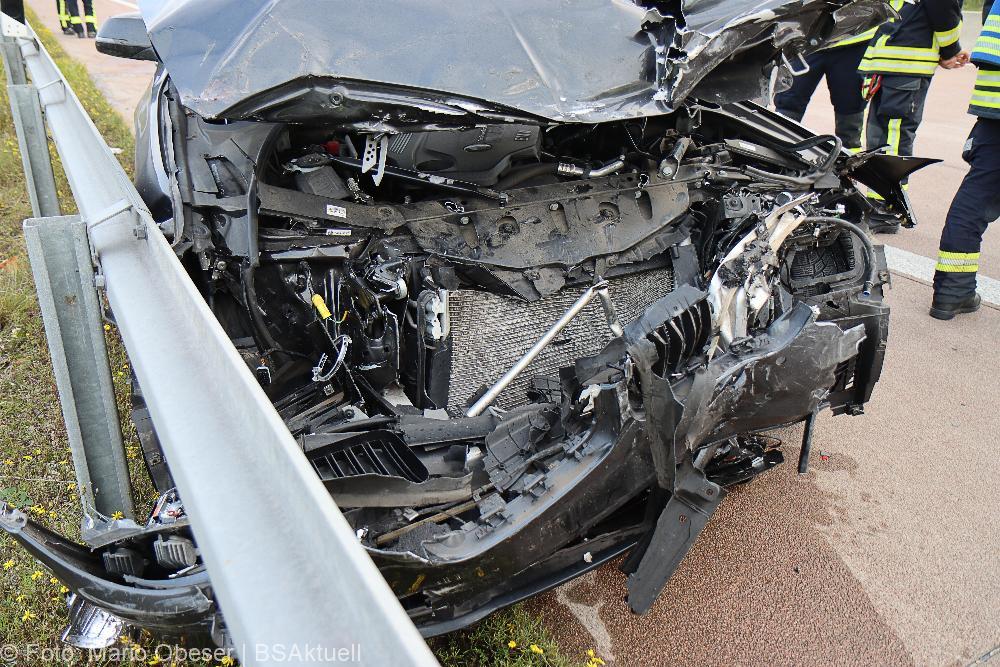 Unfall auf der A8 bei Burgau am 06.11.2021