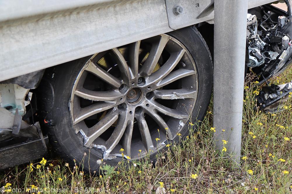 Unfall auf der A8 bei Burgau am 06.11.2021
