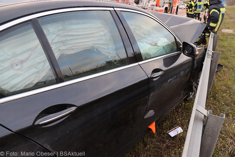 Unfall auf der A8 bei Burgau am 06.11.2021