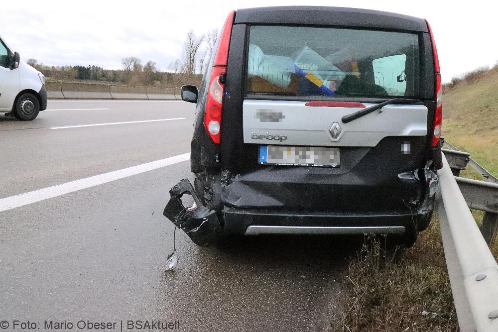 Unfall A8 Bubesheim 04122021