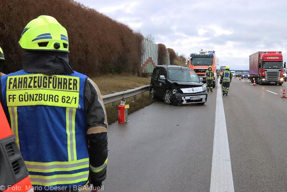 Unfall A8 Bubesheim 04122021