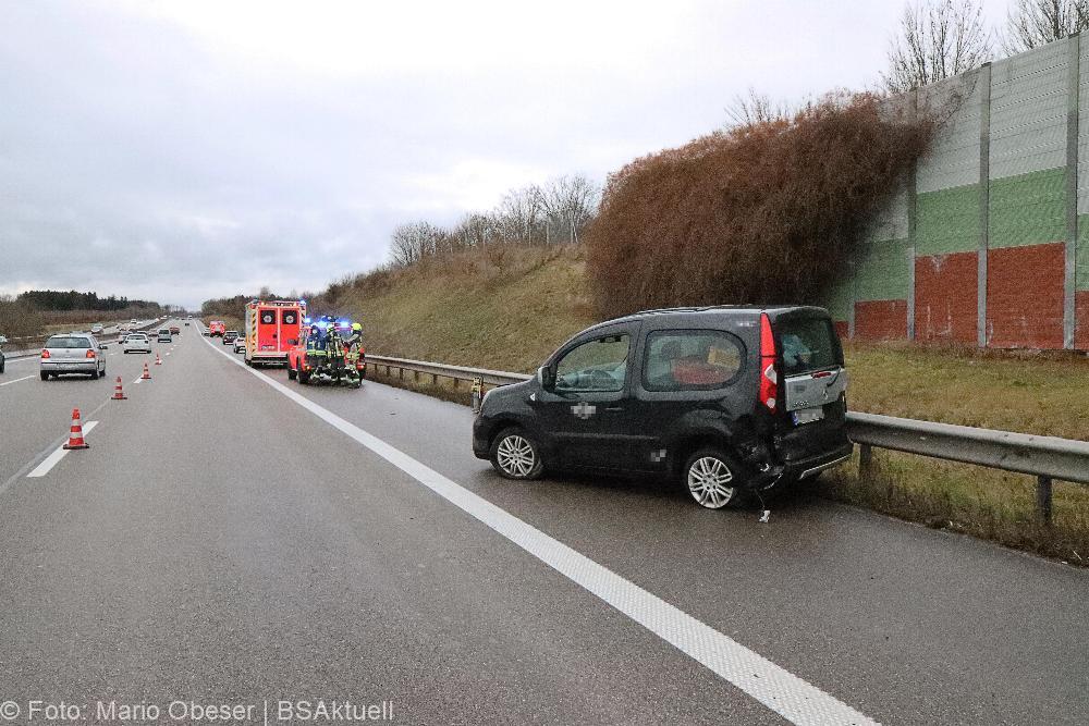 Unfall A8 Bubesheim 04122021