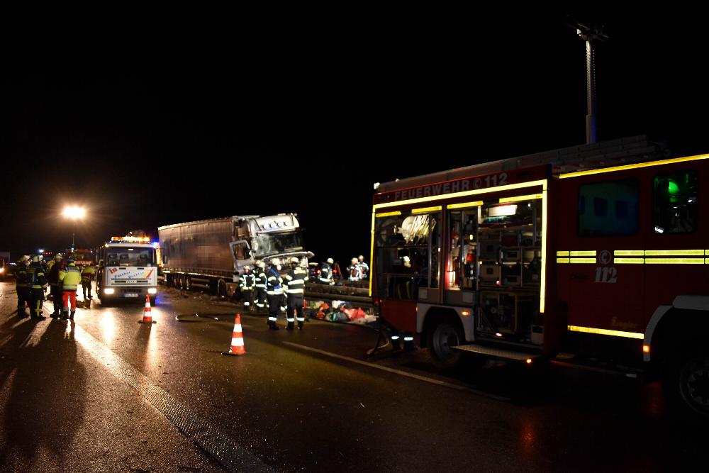 Unfall A96 Wiedergeltingen 10122021