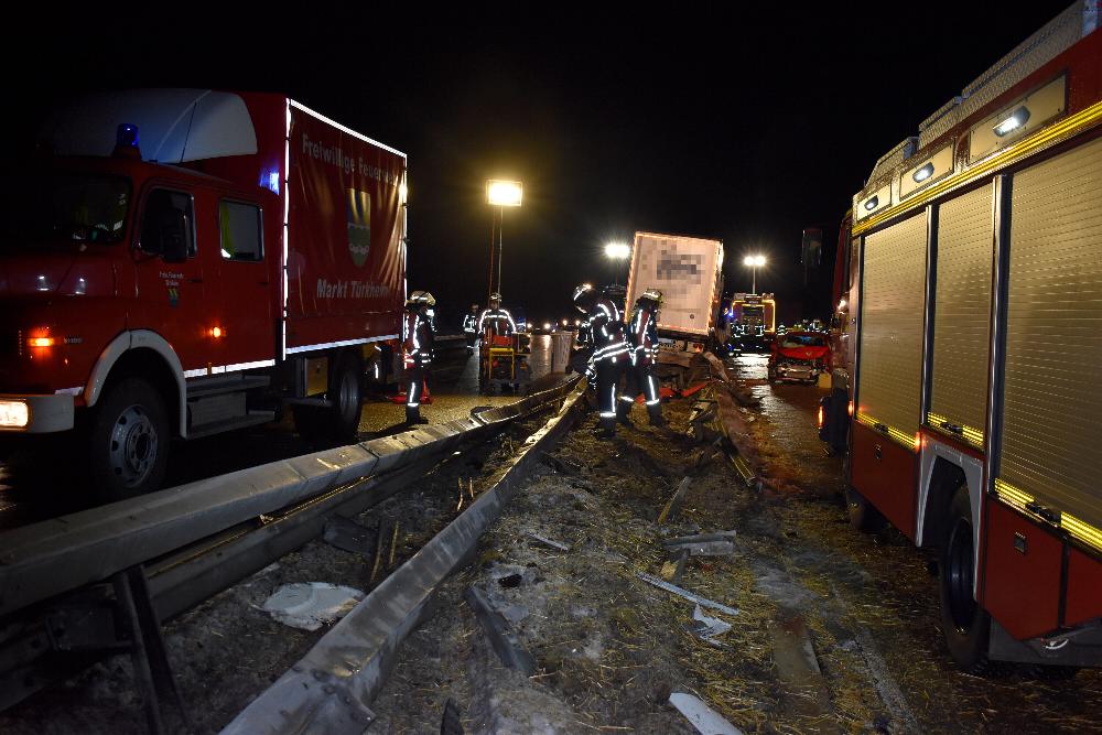 Unfall A96 Wiedergeltingen 10122021