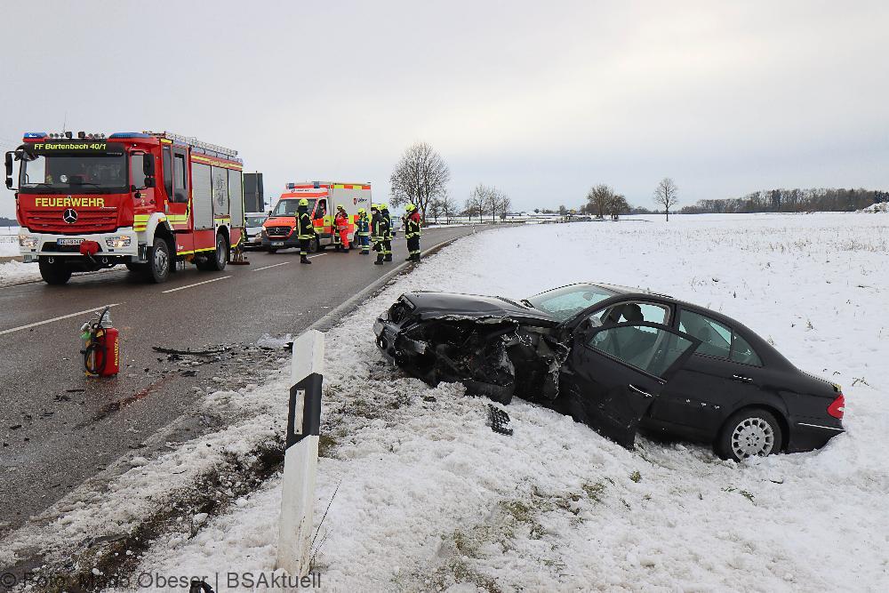 Unfall Jettingen ST2025 Oberwaldbach 10122021