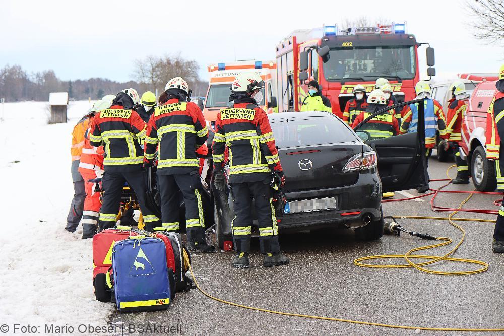 Unfall Jettingen ST2025 Oberwaldbach 10122021
