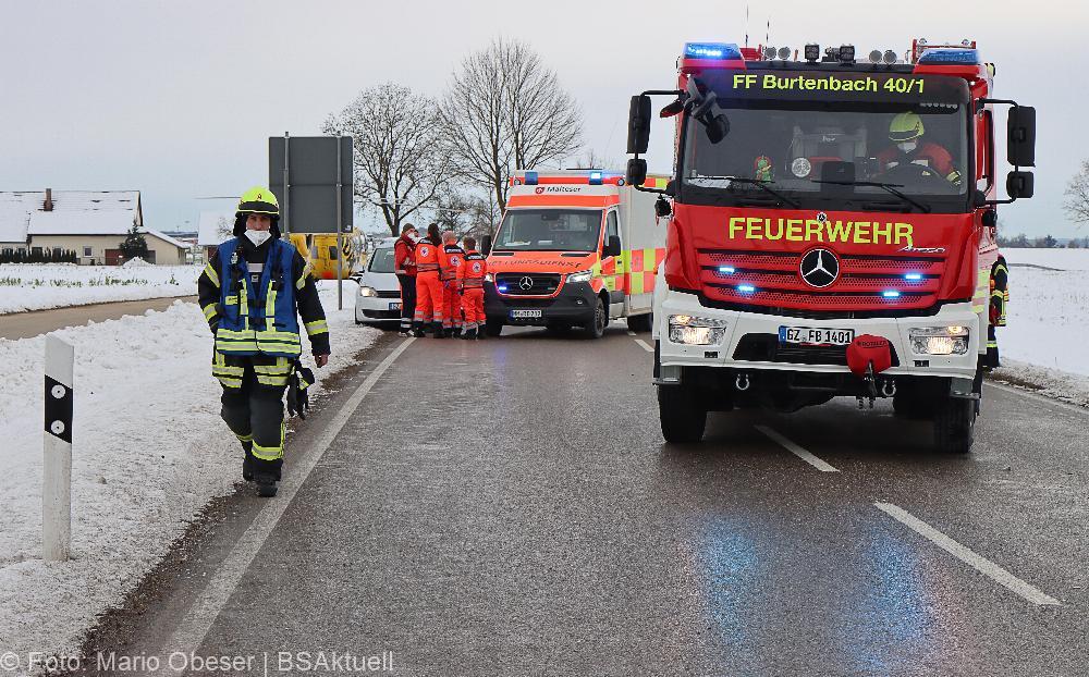 Unfall Jettingen ST2025 Oberwaldbach 10122021