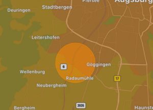 Sprengung Panzermine Gögglingen Augsburg