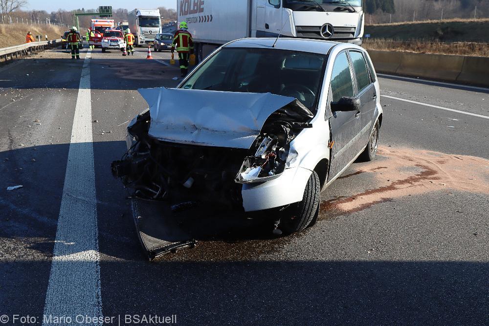 Verkehrsunfall A8 bei Günzburg