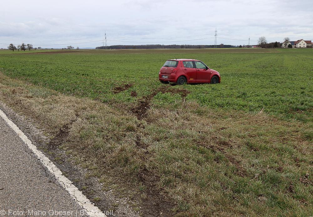 Unfall Staatsstraße 2023 Rieden - Kissendorf
